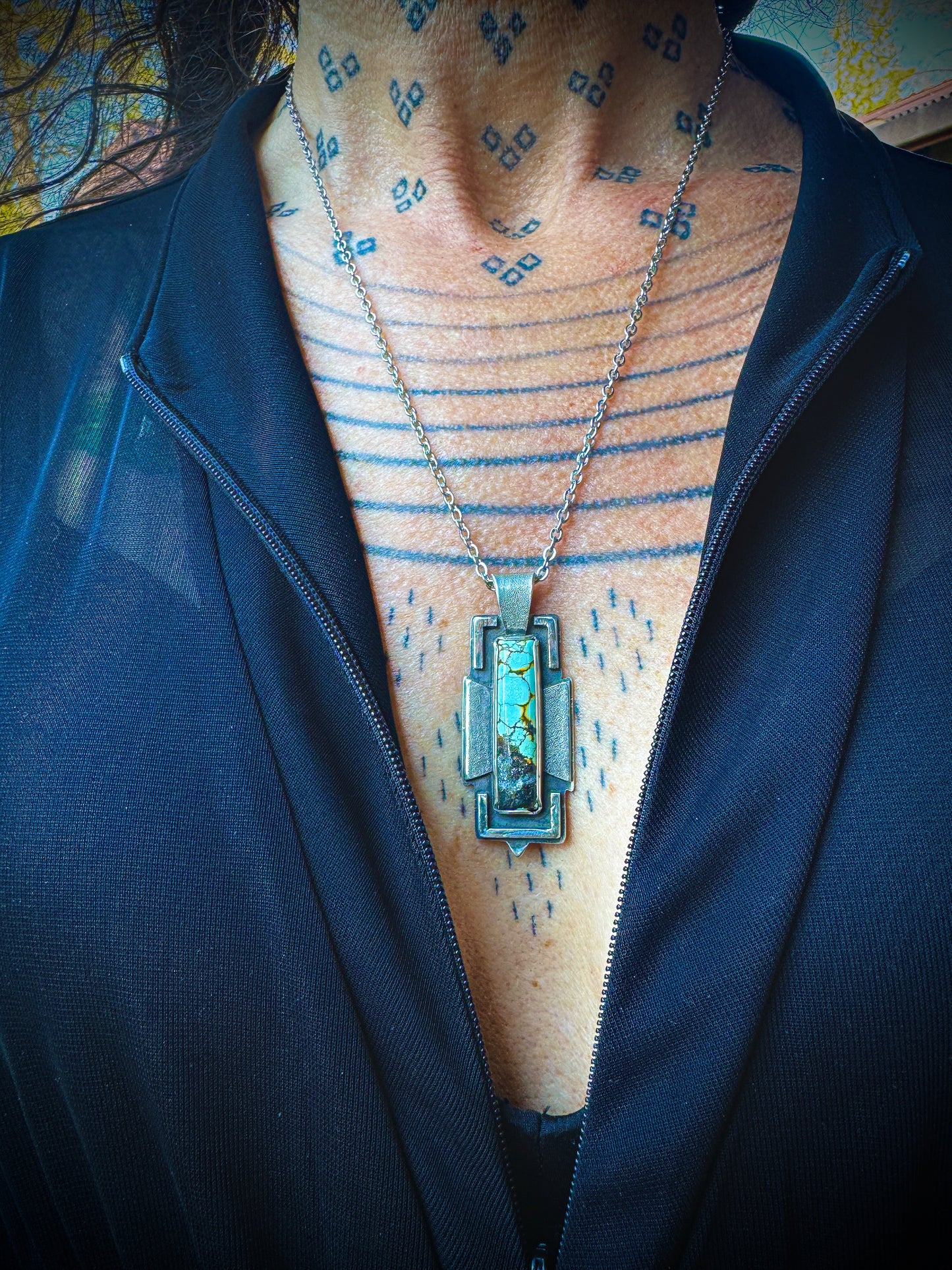 Hubei Turquoise Ridgeworks pendant