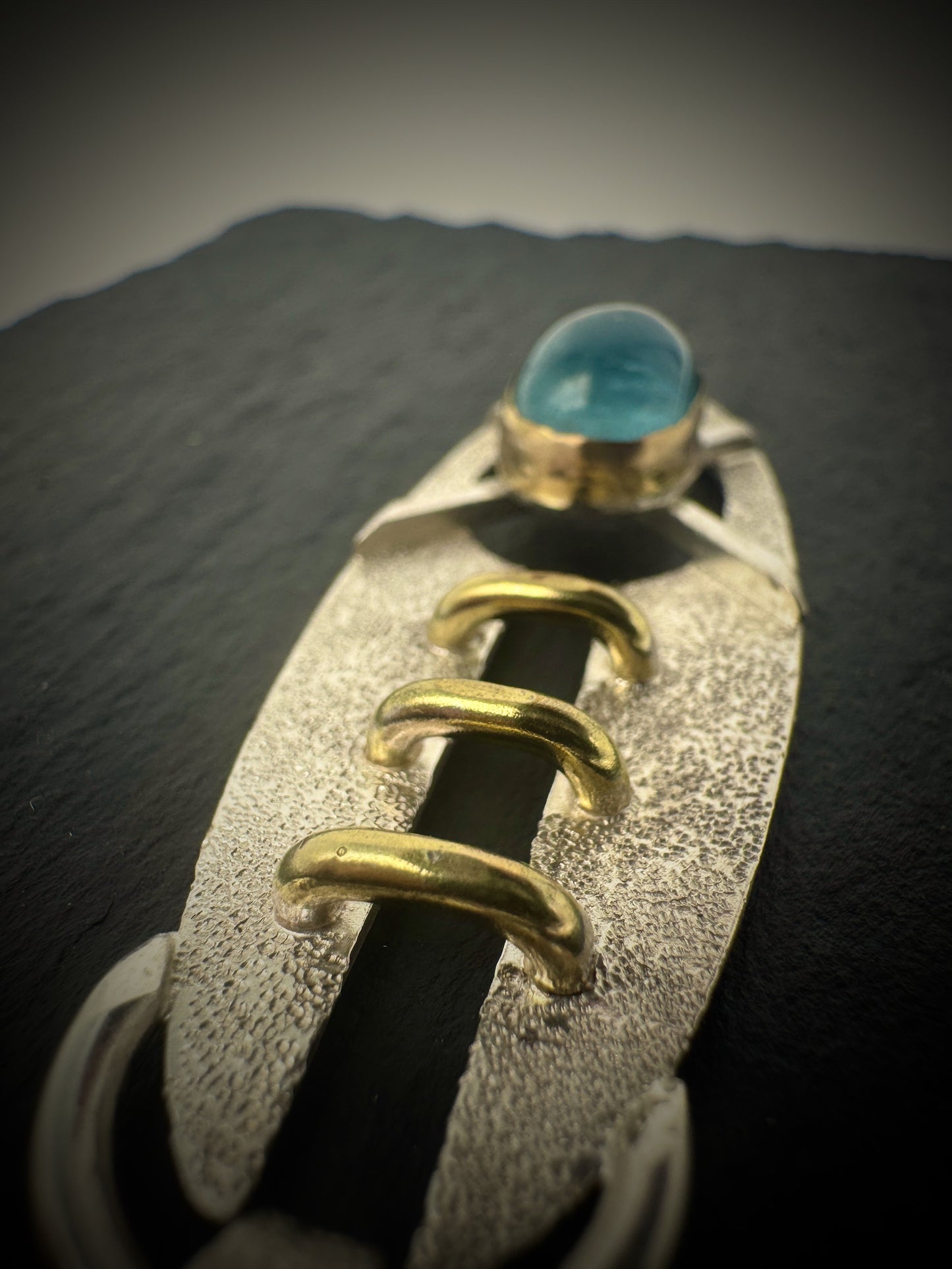 Unchained Aquamarine pendant