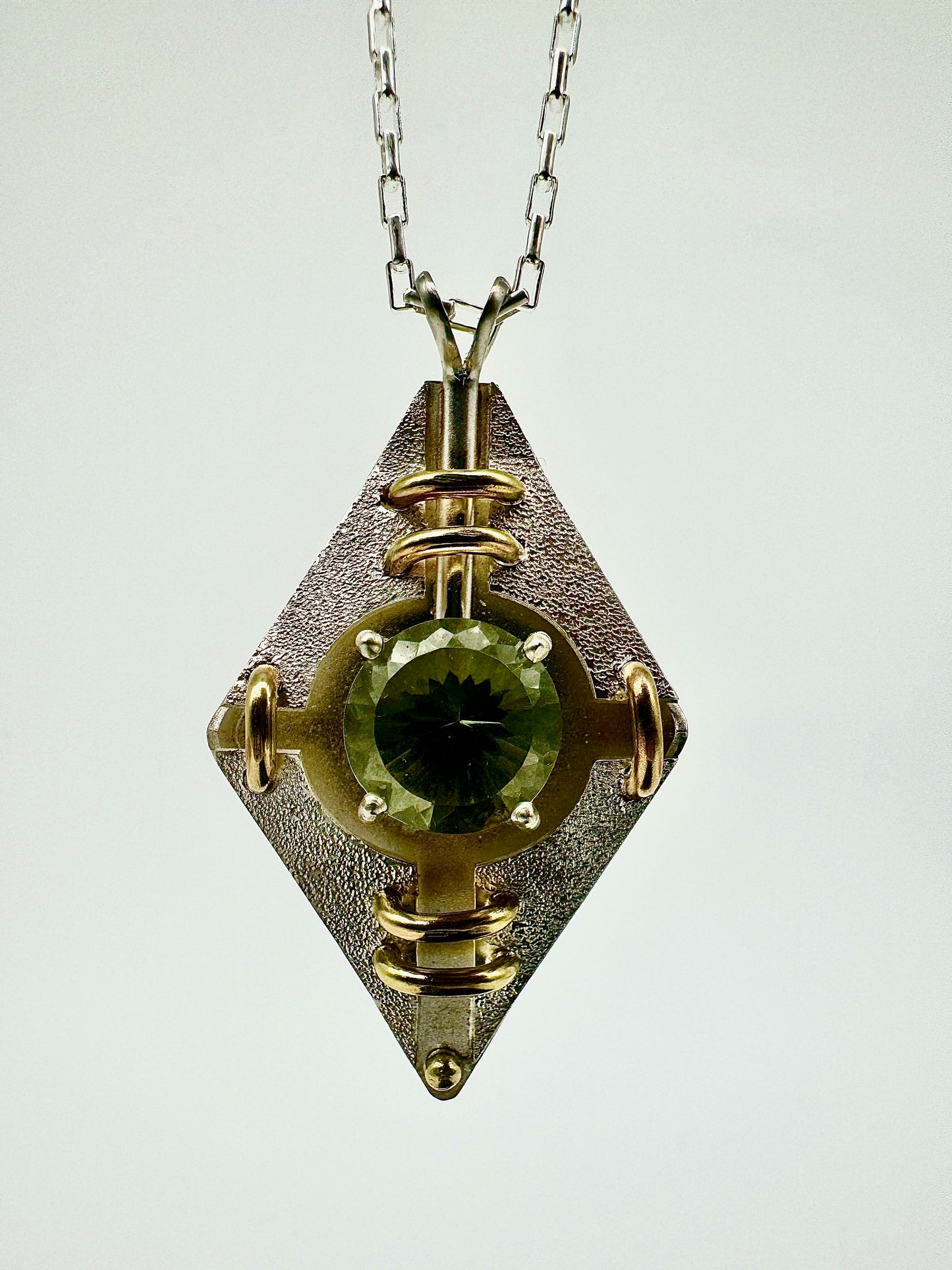 Unchained Prasiolite pendant
