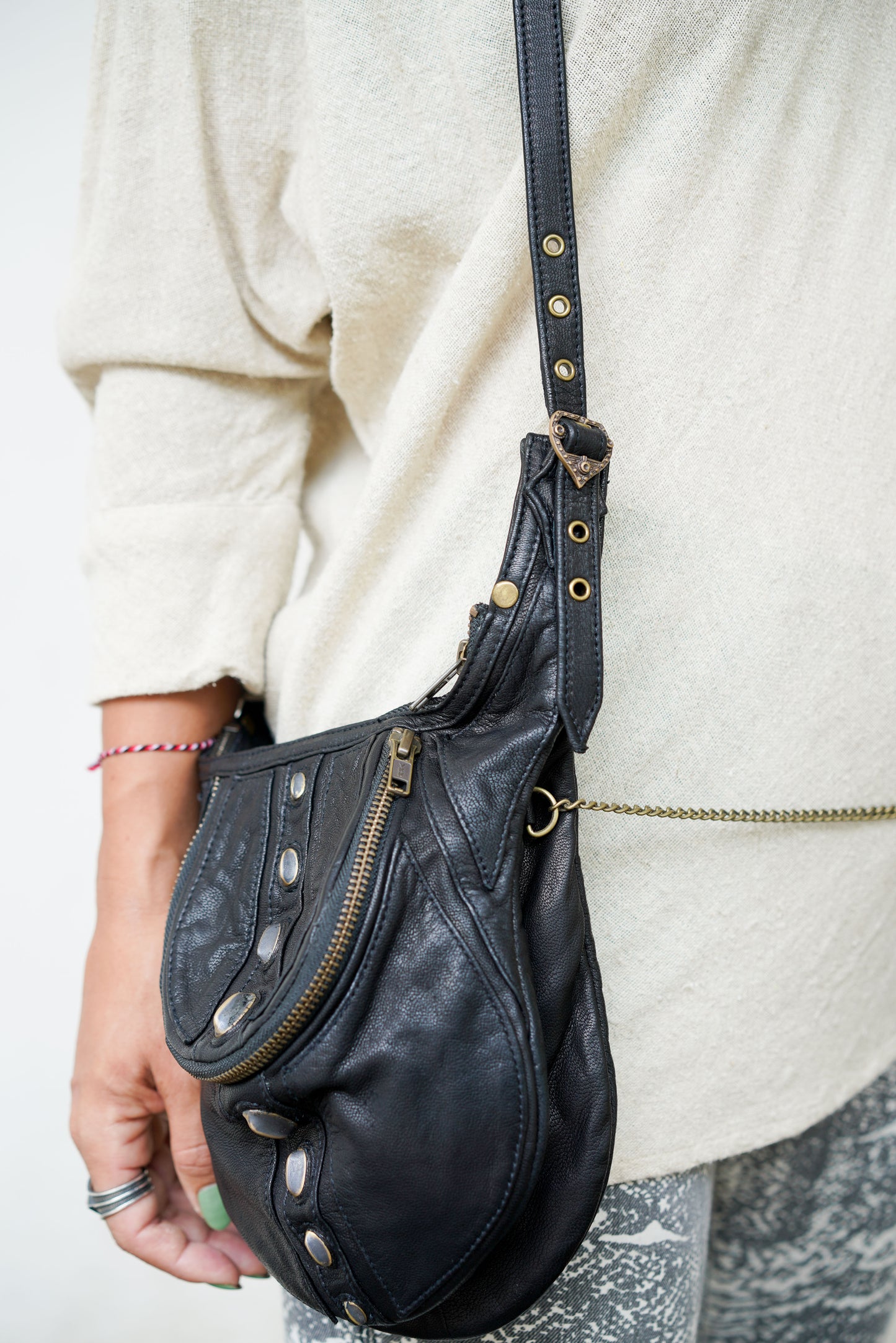 Long Leather Holster Vest