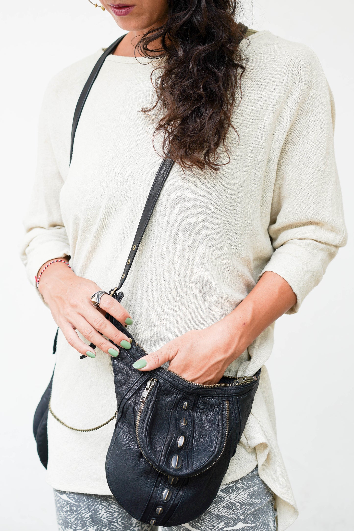 Long Leather Holster Vest