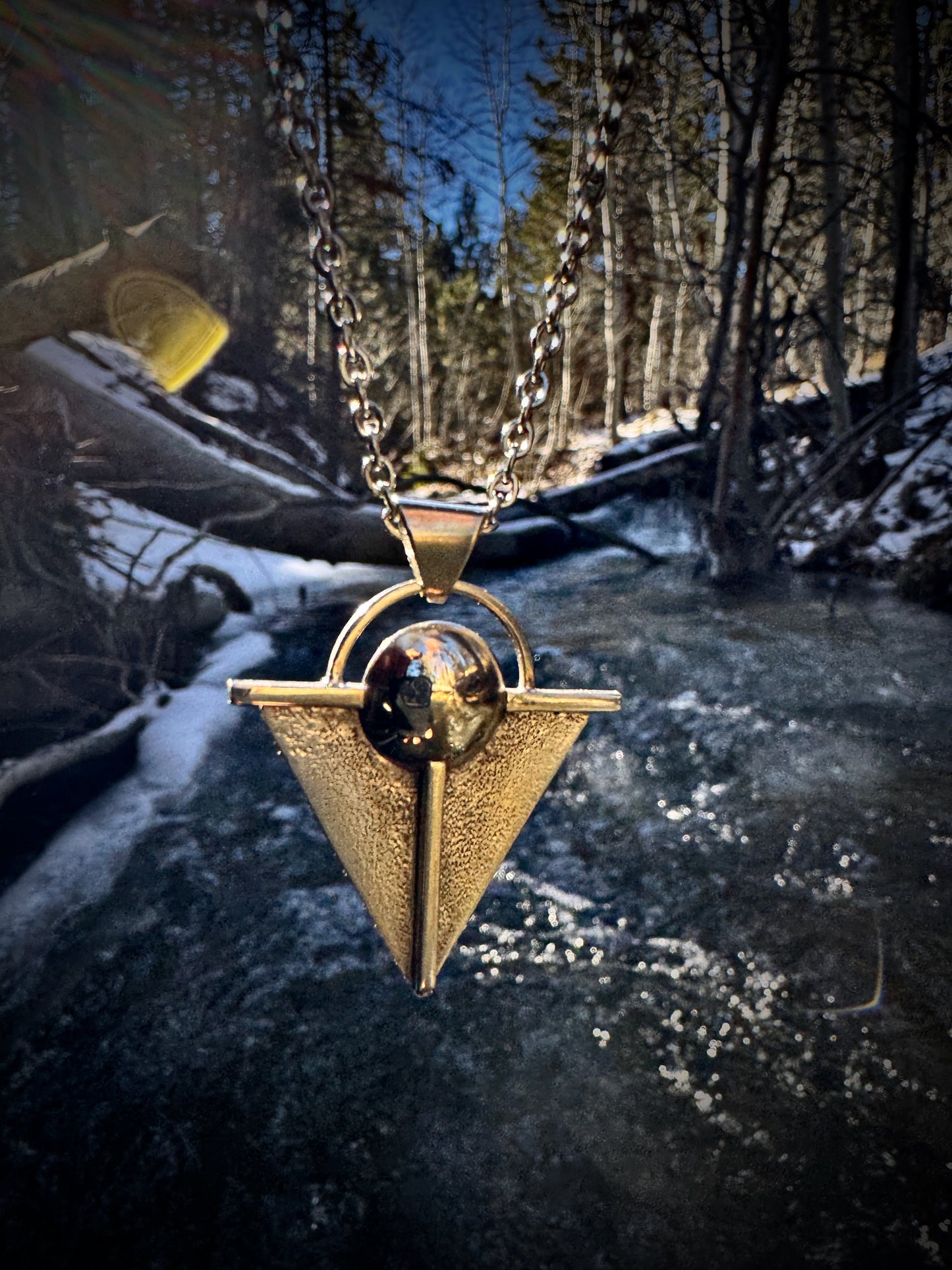 Triangle Shield Pendant