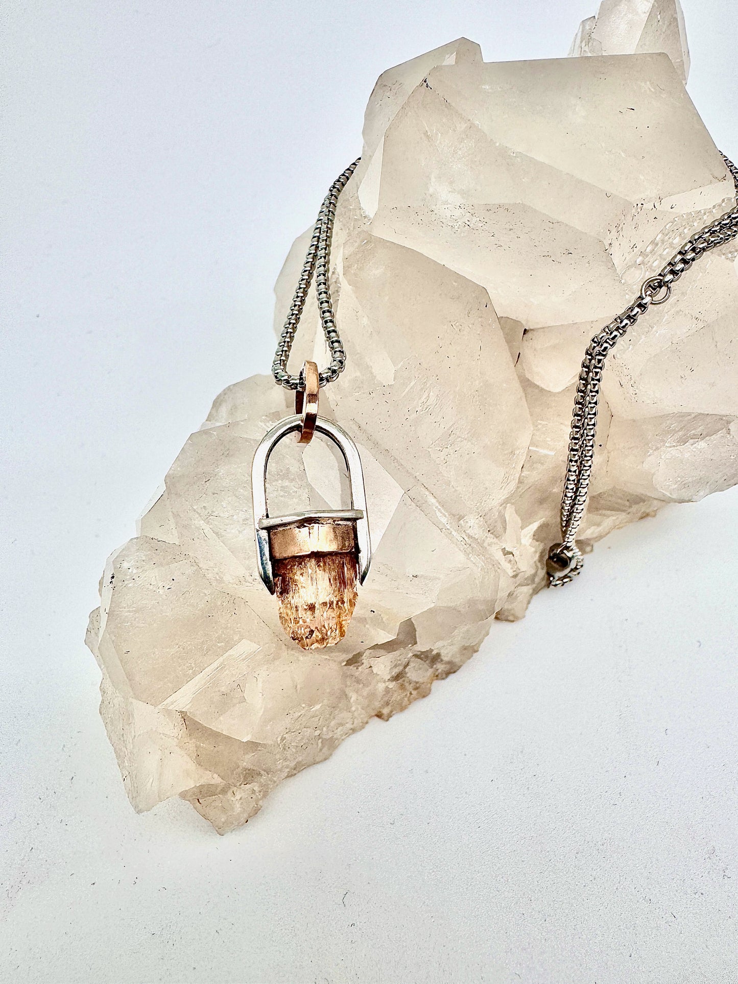 Rare Dragon Imperial Topaz pendant