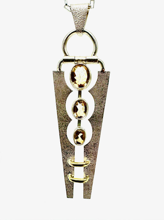 Unchained Citrine pendant