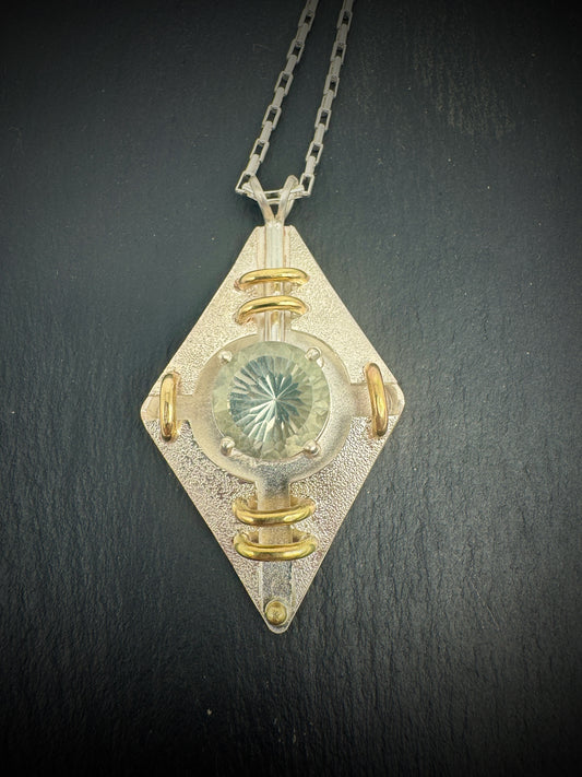 Unchained Prasiolite pendant