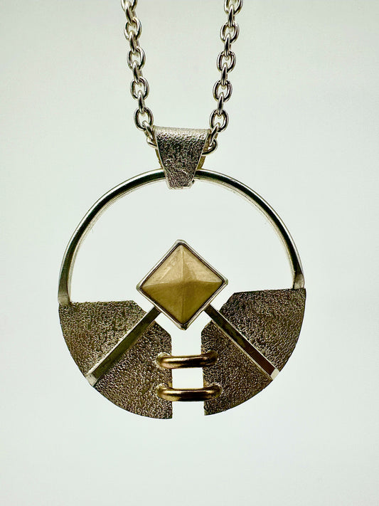 Unchained Mammoth Ivory pendant round