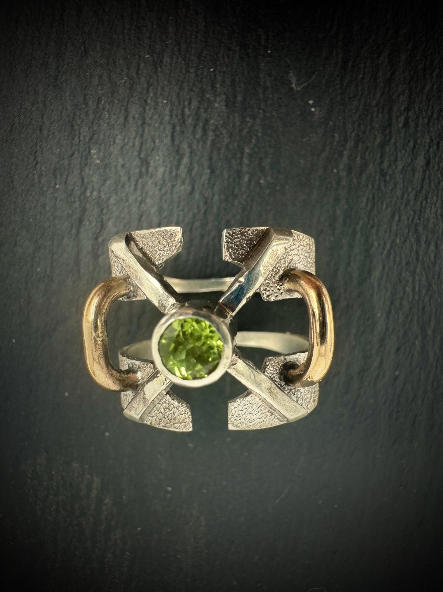 Unchained Peridot ring size 7