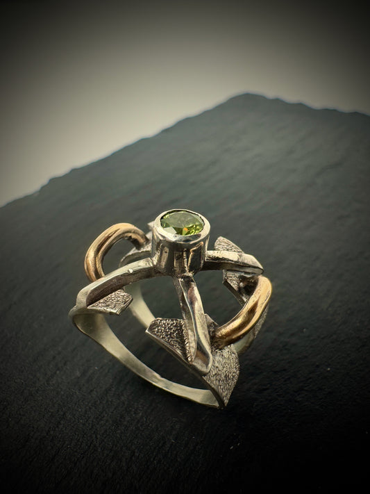 Unchained Peridot ring size 7