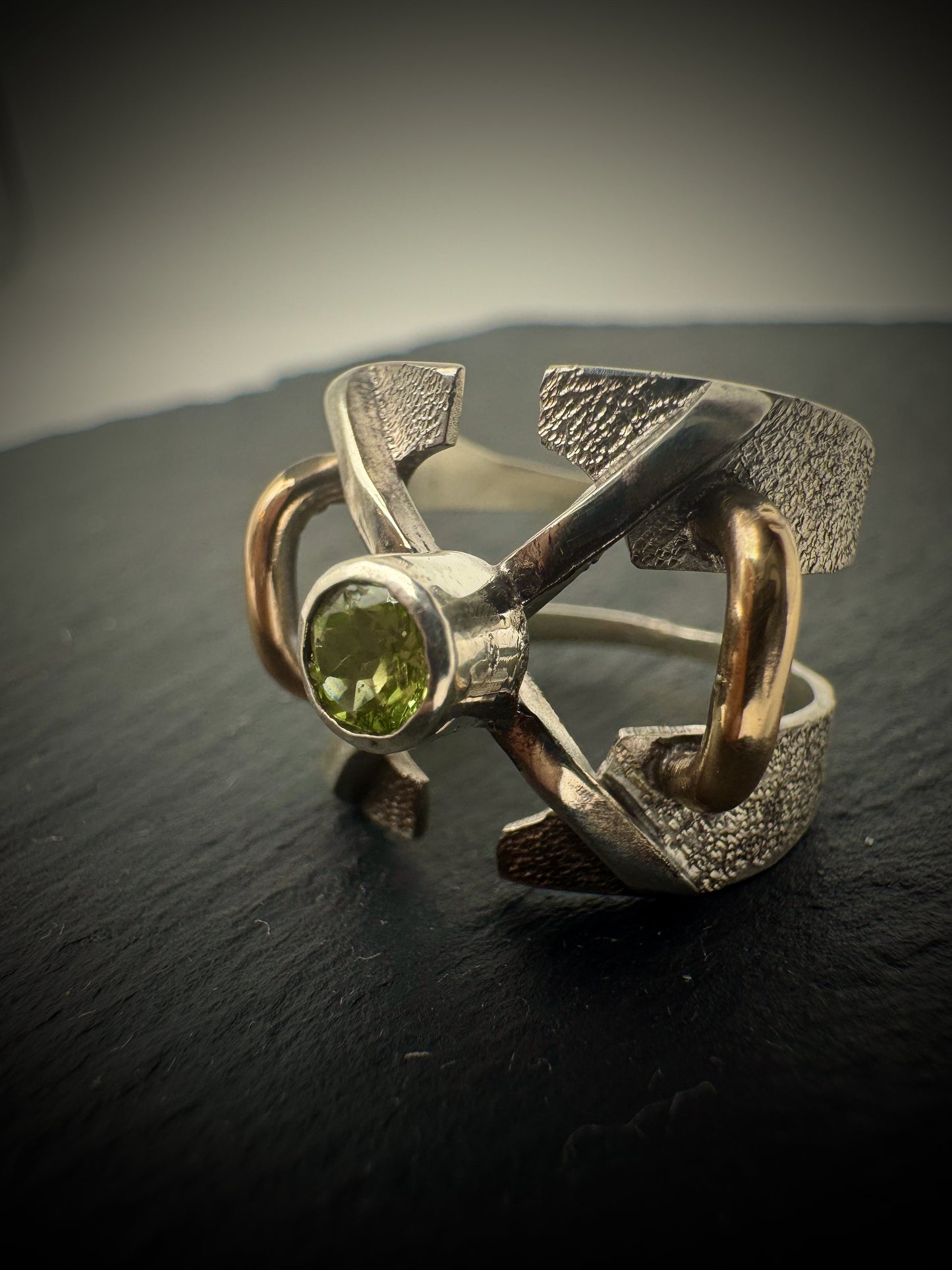 Unchained Peridot ring size 7