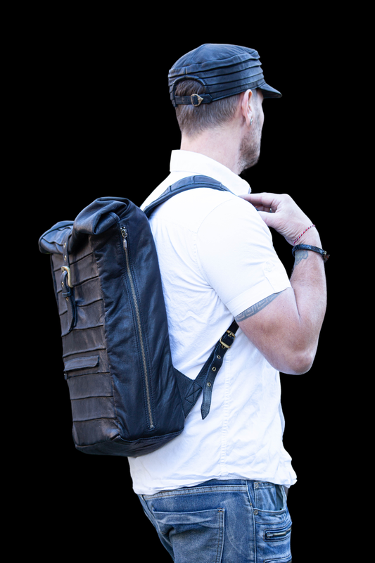 Mind the Gap Leather backpack