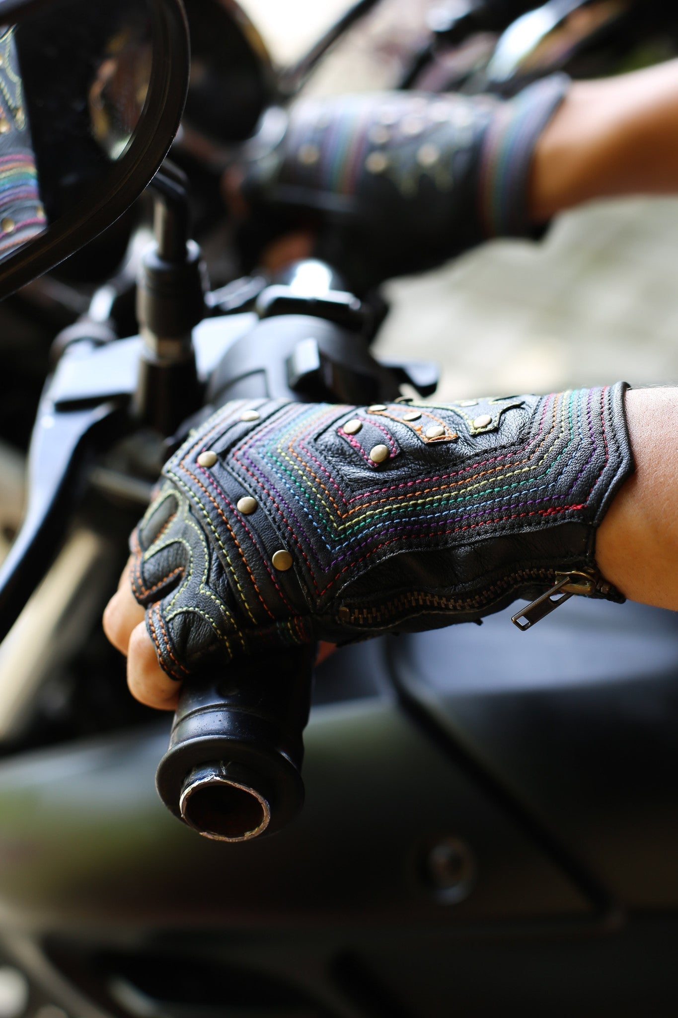 Rainbow Warrior gloves - anahata designs